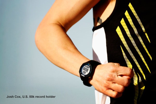 Garmin Forerunner 610 sur un bras