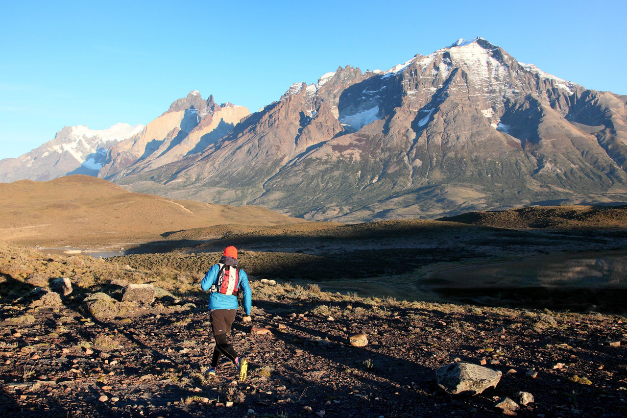 trail running dans les torres del paine