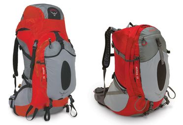 Les sac à dos Osprey Atmos 35l et 50l sont des sac à dos légers et très confortables grâce à leur système de filet tendu