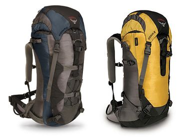 La gamme Osprey d'alpinisme, les sac à dos Exposure.