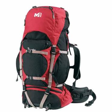 le sac à dos Millet Khumbu 55l + 10l, disponible aussi en 65l et 75l