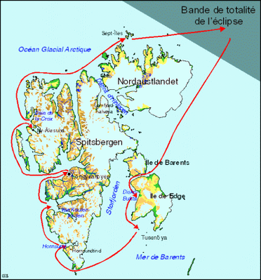 Le tour du Spitzberg: la croisière éclipse GNGL