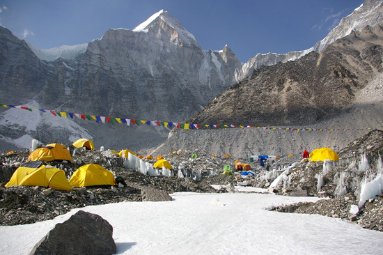 Camp de base de l'Everest