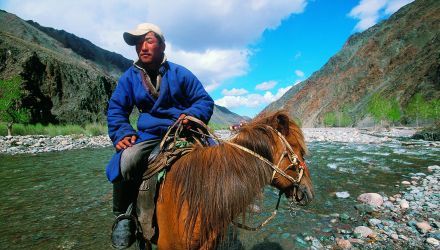 Chevauchée dans l'Orkhon