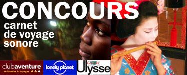 Concours carnet de voyage sonore