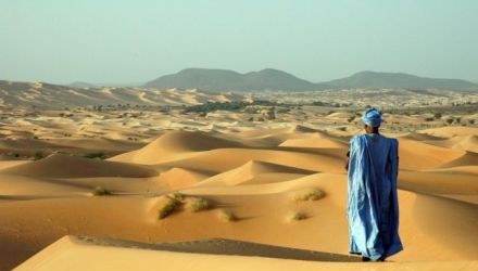 Cratère, dunes et oasis de l'Adrar