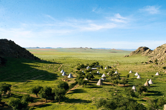 Des montagnes de l'Arkanghaï au désert de Gobi
