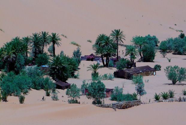 Duo de dunes,de l'erg Chegga &agrave; l'erg Chebbi
