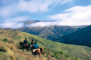 En selle avec les gauchos