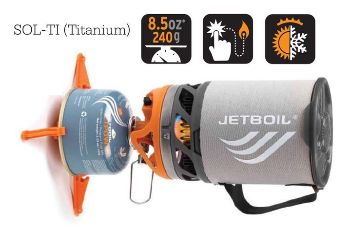 Jetboil Sol, des réchauds plus légers