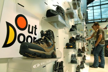 Les chaussures au salon Outdoor