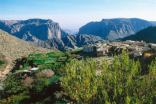 Les montagnes du djebel Akhdar
