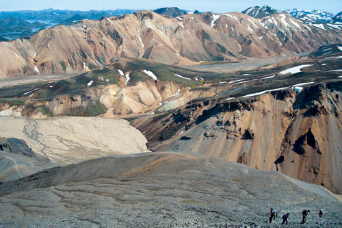 Les pistes de l'intérieur