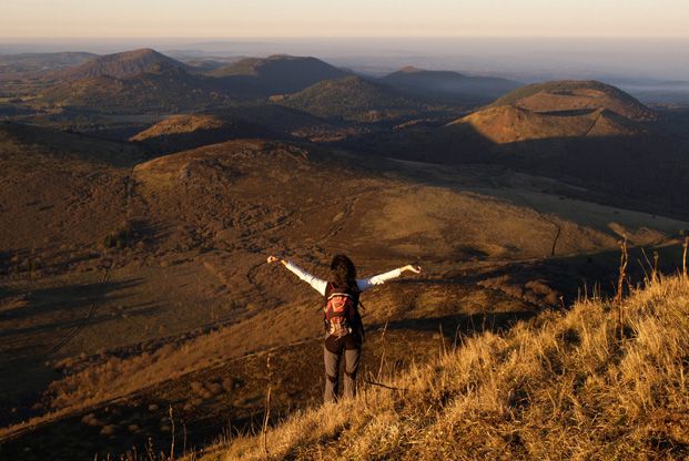 Les volcans d'Auvergne, du Sancy au Cantal.
&nbsp;