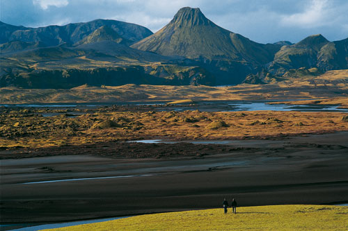 L'intérieur de l'Islande en camping