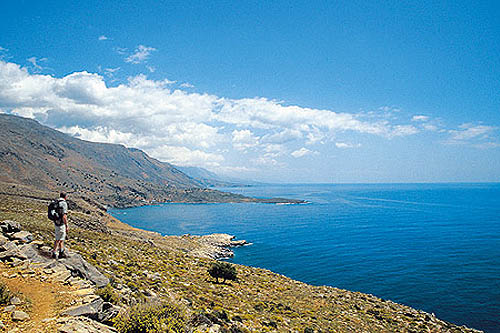 Mer de Libye, montagnes crétoises