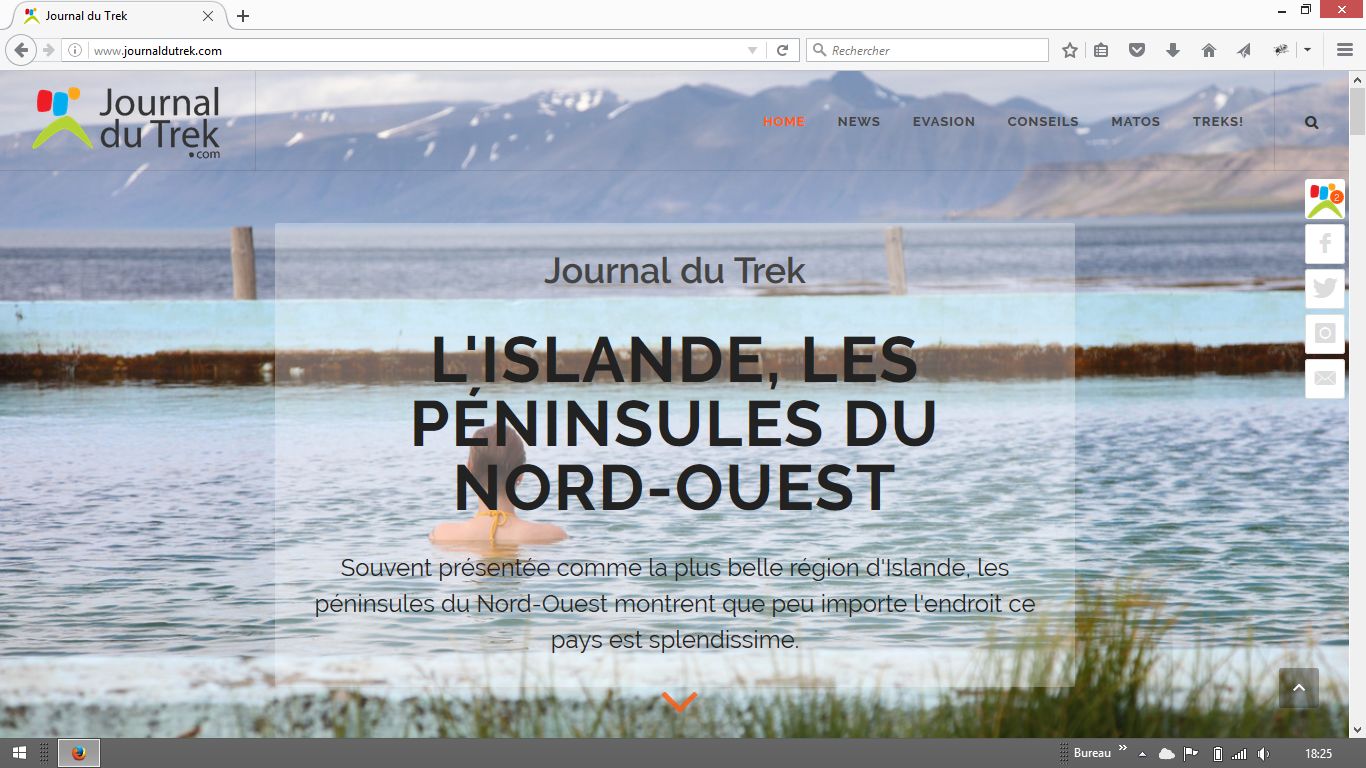 Nouvelle version Journal du Trek