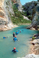 Rando aquatique en Sierra de Guara