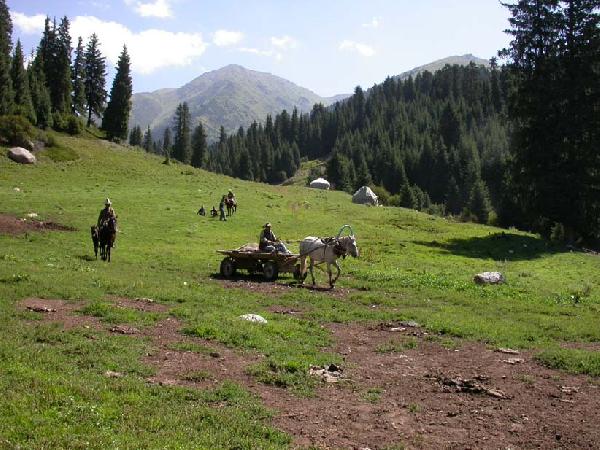 SUR LE CHEMIN DES NOMADES KIRGHIZES