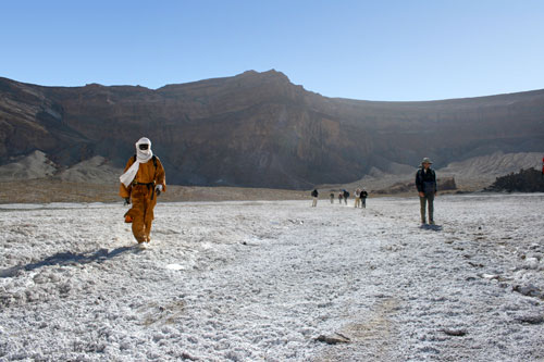 sahara tibesti avec de la neige