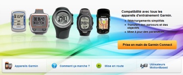 Garmin Connect : partage de traces