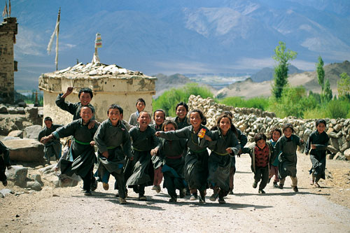 Villages et monastères du petit Tibet