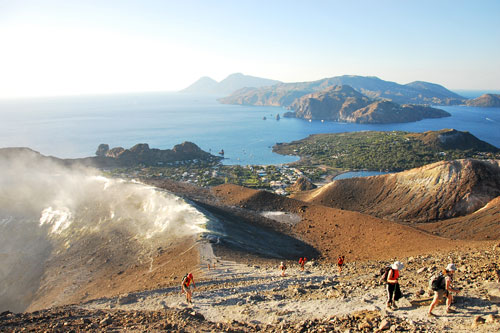 Volcans actifs de Sicile, du Stromboli l'Etna